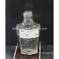 140ml shaped liquor& whiskey glass bottle, high quality